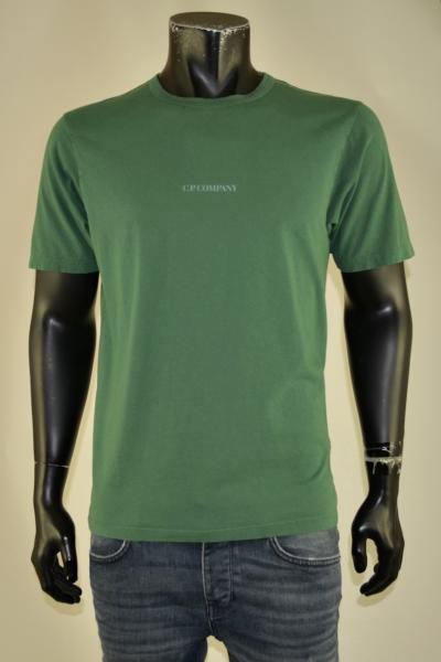 T-shirt Resist Dyed Duck Green