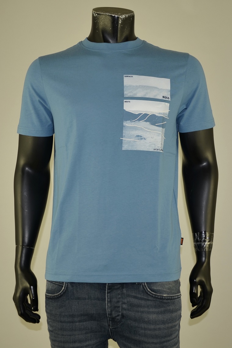 T-shirt Te_Dune Open Blue