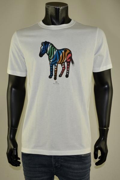 T-shirt Zebra White